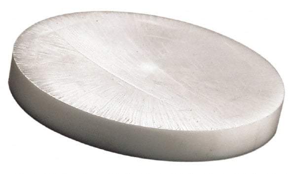 Made in USA - 4 Inch Diameter, 6 Inch Thick, Plastic Disc - Natural, Acetal - Makers Industrial Supply