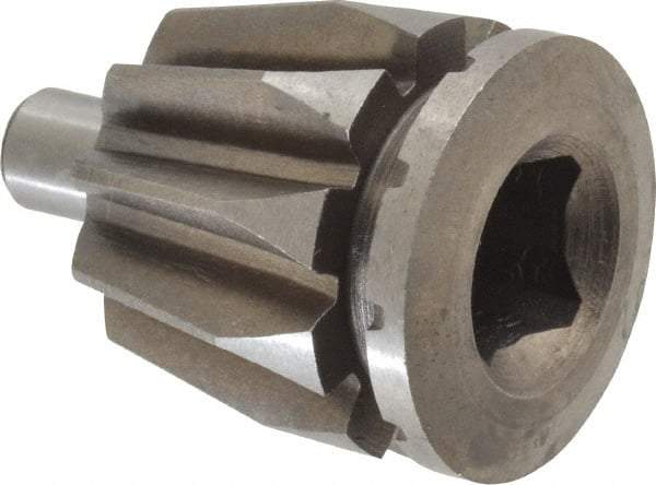 Bison - Forged Steel Lathe Chuck Pinion - 6" Chuck Diam Compatible, 1.1" OD - Makers Industrial Supply