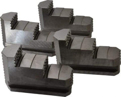 Bison - 20" Max Chuck Diam Compatibility, Steel Master Jaws - 2.0472" Wide x 6" Long x 3.6811" High - Makers Industrial Supply