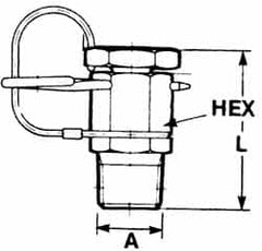 Voss - 1/8 Thread, 6,000 Max psi, NPT and BSPT - 26mm Long, Pressure Tests - Makers Industrial Supply