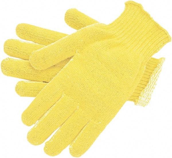 MCR Safety - Size S, ANSI Cut Lvl A2, Cut Resistant Gloves - Yellow - Makers Industrial Supply