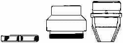 Jacobs - Drill Chuck Jaw Guide - Compatible with Chuck No. 80, For Use with Keyless Precision Drill Chucks - Exact Industrial Supply