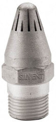 Silvent - Blow Gun High Force Nozzle - 3/8 MPT, 1.81" Hose Length, Aluminum, 145 psi, 238°F - Makers Industrial Supply