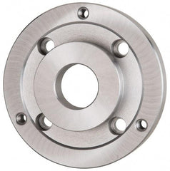 Bison - Adapter Back Plate for 15-3/4" Diam Self Centering Lathe Chucks - A2-6 Mount, 4.055" Through Hole Diam, 11-3/4" OD, 1.38" Flange Height, Steel - Makers Industrial Supply