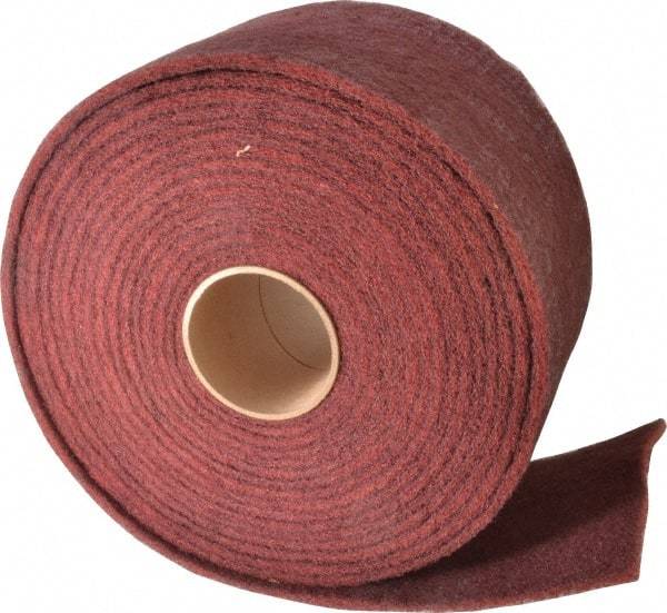 3M - 30' Long x 6" Wide Nonwoven Roll - Very Fine Grade, Purple, Aluminum Oxide - Makers Industrial Supply