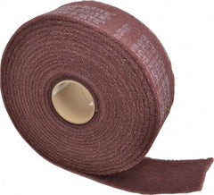 3M - 30' Long x 4" Wide Nonwoven Roll - Very Fine Grade, Purple, Aluminum Oxide - Makers Industrial Supply