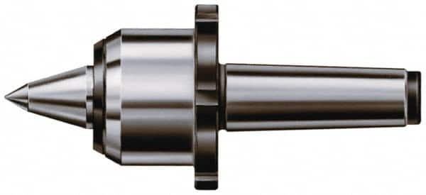 Rohm - MT6 Taper Shank, 4.61" Head Diam Live Center - 4,800 Max RPM, 4.1" Head Length, 2.28" Point Diam, 3.032" Point Len, 6,600 Lb Max Workpc, 14.27" OAL, Long Point - Makers Industrial Supply