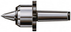 Rohm - MT5 Taper Shank, 3.62" Head Diam Live Center - 6,000 Max RPM, 3.32" Head Length, 1.65" Point Diam, 2.323" Point Len, 4,400 Lb Max Workpc, 11" OAL, Long Point - Makers Industrial Supply