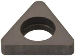 Made in USA - 3/8" Inscribed Circle, Triangle Shim for Indexables - Carbide, 1/8" Thick, ITSN Shim Style, Negative Rake - Makers Industrial Supply