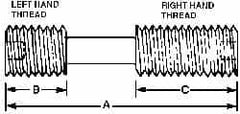 Made in USA - Hex Socket Differential Screw for Indexables - 3/8-24 Thread, Industry Std XNS-610, For Use with Clamps - Makers Industrial Supply