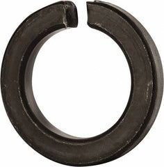 Value Collection - 1-5/8", 1.633" ID, 0.389" Thick Split Lock Washer - Grade 8 Spring Steel, Uncoated, 1.633" Min ID, 1.663" Max ID, 2.553" Max OD - Makers Industrial Supply