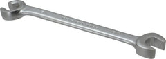 Proto - 1/2 x 1/2", Satin Finish, Combination Flare Nut Wrench - 6 Points, 6-7/16" OAL, Steel, Double End Head - Makers Industrial Supply