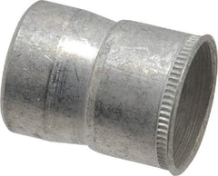 Made in USA - 3/8-16 UNC, Cadmium-Plated, Steel Knurled Rivet Nut Inserts - 0.03" to 0.09" Grip, 9/16" Drill Size, 0.588" Body Diam - Makers Industrial Supply