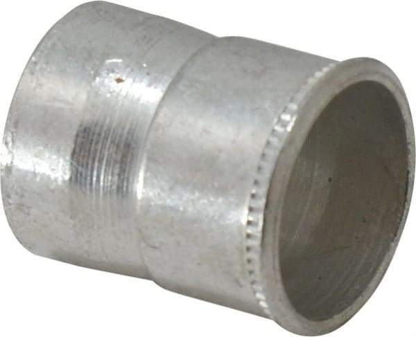 Made in USA - M8x1.25 Metric Coarse, Cadmium-Plated, Steel Knurled Rivet Nut Inserts - 0.76mm to 2.29mm Grip, 12.7mm Drill Size, 13.41mm Body Diam - Makers Industrial Supply