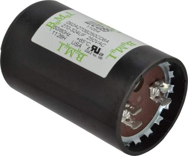 Value Collection - 270-324 Microfarad Motor Capacitor - 250 Volts - Makers Industrial Supply