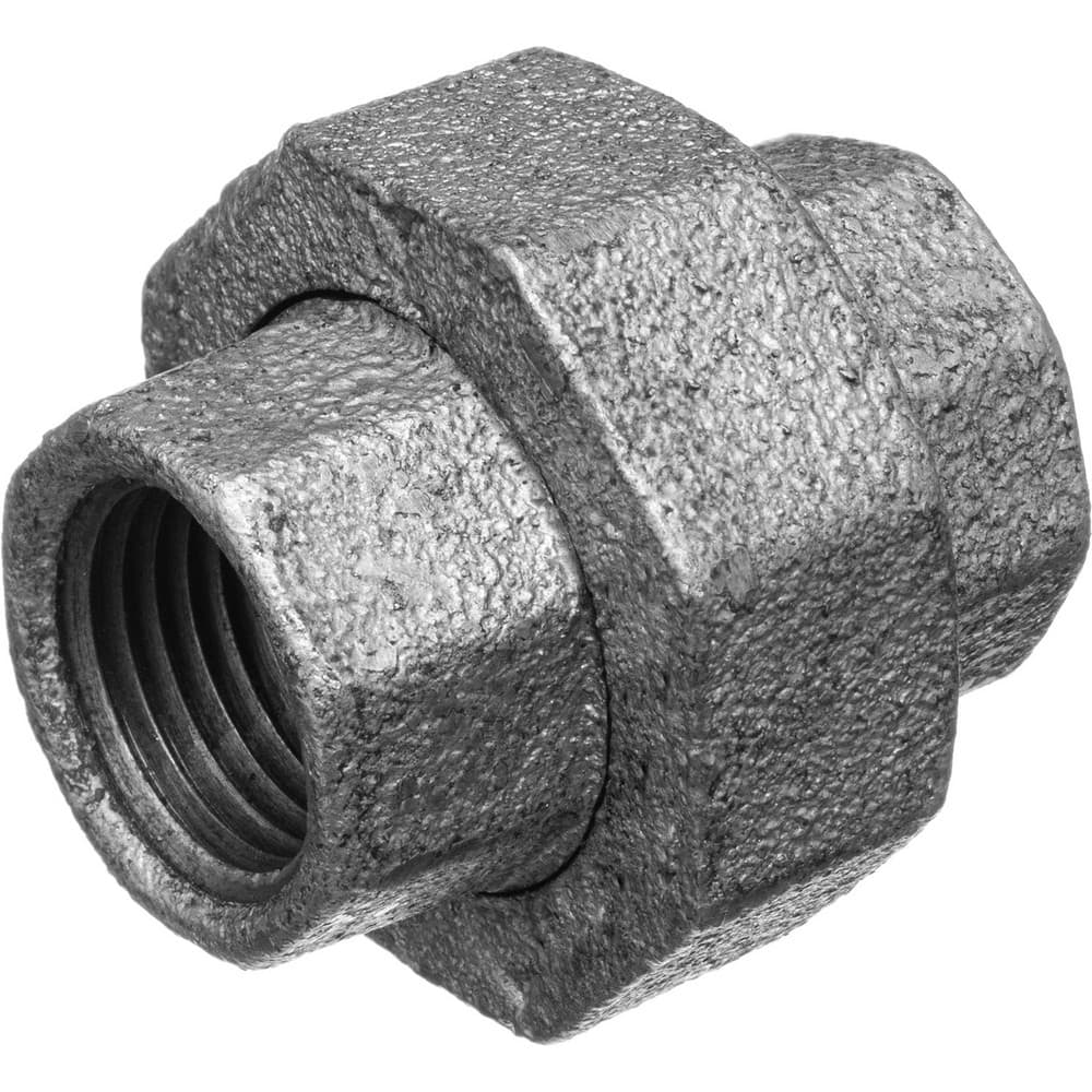 Galvanized Pipe Fittings; Material: Galvanized Malleable Iron; Fitting Shape: Straight; Thread Standard: BSPT; End Connection: Threaded; Class: 150; Lead Free: Yes; Standards: ASTM A197; BS EN 1562