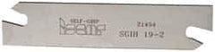 Iscar - 3/4" Blade Height, 1/16" Blade Width, 3.3858" OAL, Right Hand Cut, Double End Indexable Cut-Off Blade - SGIH Blade, Self Grip Series - Makers Industrial Supply