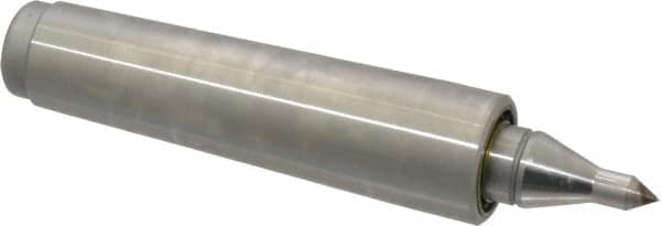 Royal Products - MT3 Taper Shank, 15/16" Head Diam 575 Lb Capacity Live Center - 5,000 Max RPM, 0.55" Point Diam, 1.1563" Point Len, 260 Lb Max Workpc, 4-27/32" OAL, 1/4" Tip Diam, Long Point - Makers Industrial Supply