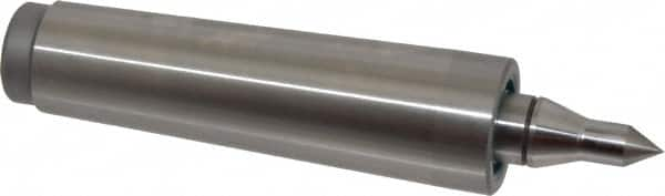 Royal Products - MT4 Taper Shank, 1.231" Head Diam 1,015 Lb Capacity Live Center - 4,500 Max RPM, 5/8" Point Diam, 1-3/8" Point Len, 580 Lb Max Workpc, 5-15/16" OAL, 3/8" Tip Diam, Long Point - Makers Industrial Supply