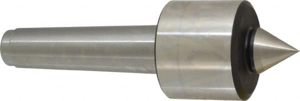 Royal Products - MT4 Taper Shank, 2.45" Head Diam 5,740 Lb Capacity Live Center - 4,500 Max RPM, 2.03" Head Length, 1-1/8" Point Diam, 1-3/16" Point Len, 750 Lb Max Workpc, 7-11/16" OAL, Standard Point - Makers Industrial Supply