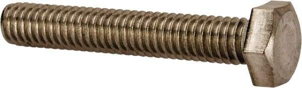 Value Collection - 5/16-18 UNC, 1-7/8" Length Under Head Hex Head Cap Screw - Fully Threaded, Grade 316 Stainless Steel, Uncoated, 1/2" Hex - Makers Industrial Supply