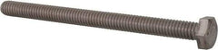 Value Collection - 5/16-18 UNC, 4" Length Under Head Hex Head Cap Screw - Fully Threaded, Grade 316 Stainless Steel, Uncoated, 1/2" Hex - Makers Industrial Supply