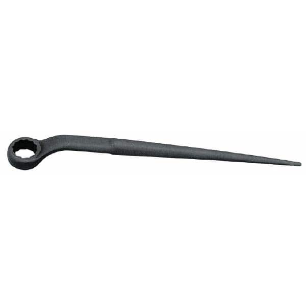 Martin Tools - 1-7/8", 12 Point, Black Finish, Single End, Spud Handle Box Wrench - Makers Industrial Supply