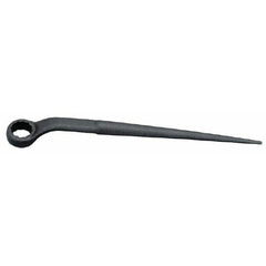 Martin Tools - 2-9/16", 12 Point, Black Finish, Single End, Spud Handle Box Wrench - Makers Industrial Supply