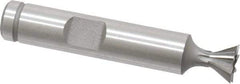 Keo - 3/8" Diam x 3/16" Width of Cut, 60° Included Angle, Cobalt Dovetail Cutter - 3/8" Shank Diam, 2-1/8" Overall Length, Weldon Flat, Uncoated - Makers Industrial Supply