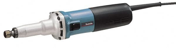 Makita - 1/4 Inch Collet, 7,000 to 28,000 RPM, Straight, Electric Die Grinder - 120 Volt, 6.6 Amp - Makers Industrial Supply