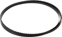 Starrett - 4 TPI, 11' 9" Long x 3/8" Wide x 0.025" Thick, Welded Band Saw Blade - Carbon Steel, Toothed Edge, Raker Tooth Set, Flexible Back, Contour Cutting - Makers Industrial Supply