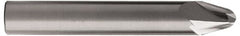 Accupro - 15° Taper Angle per Side, 1/4" Small End Diam, 0.341" LOC, Solid Carbide 2 Flute Tapered Ball End Mill - 2-1/2" OAL, 3/8" Shank Diam, Spiral Flute - Makers Industrial Supply