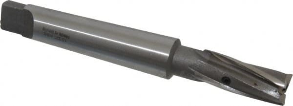 Value Collection - 19/32" Diam, 3 Flutes, Morse Taper Shank, Interchangeable Pilot Counterbore - Makers Industrial Supply