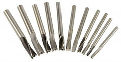 Value Collection - 11 Piece, 3 Flutes, Straight Shank, Interchangeable Pilot Counterbore Set - Makers Industrial Supply