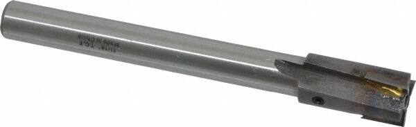 Value Collection - 11/16" Diam, 1/2" Shank, Diam, 3 Flutes, Straight Shank, Interchangeable Pilot Counterbore - Makers Industrial Supply