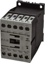 Eaton Cutler-Hammer - 3 Pole, 24 to 27 Coil VDC, 20 Amp, Nonreversible Open Enclosure IEC Contactor - 1 Phase hp: 0.25 at 115 V, 0.75 at 200 V, 1 at 230 V, 3 Phase hp: 1.5 at 200 V, 2 at 230 V, 3 at 460 V, 5 at 575 V, 7 Amp Inductive Load Rating Listed - Makers Industrial Supply