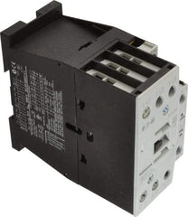 Eaton Cutler-Hammer - 3 Pole, 24 to 27 Coil VDC, 40 Amp, Nonreversible Open Enclosure IEC Contactor - 1 Phase hp: 2 at 115 V, 2 at 200 V, 3 at 230 V, 3 Phase hp: 10 at 460 V, 15 at 575 V, 5 at 200 V, 5 at 230 V, 18 Amp Inductive Load Rating Listed - Makers Industrial Supply