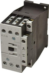 Eaton Cutler-Hammer - 3 Pole, 24 Coil VAC, 40 Amp, Nonreversible Open Enclosure IEC Contactor - 1 Phase hp: 3 at 115 V, 5 at 200 V, 5 at 230 V, 3 Phase hp: 10 at 200 V, 10 at 230 V, 20 at 460 V, 25 at 575 V, 32 Amp Inductive Load Rating Listed - Makers Industrial Supply