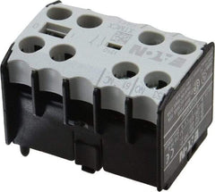 Eaton Cutler-Hammer - 6 to 9 Amp, Contactor Front Mount Auxiliary Contact - For Use with Miniature Contactor and XTRM Miniature Control Relay - Makers Industrial Supply