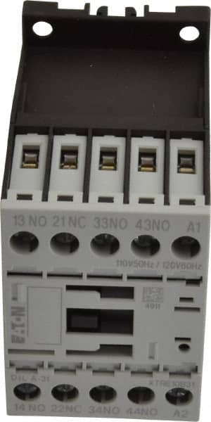 Eaton Cutler-Hammer - 4 Pole, 3NO/NC, 110/120 VAC Control Relay - 10 Amps, 220 VAC to 500 VAC - Makers Industrial Supply