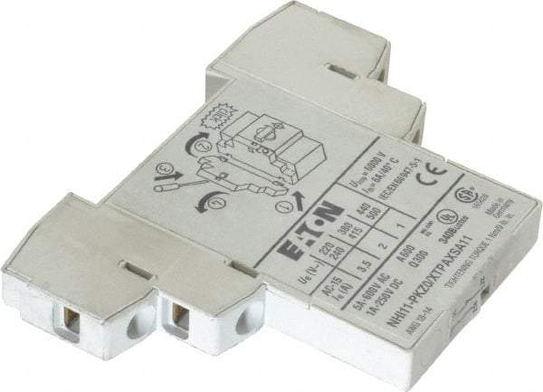 Eaton Cutler-Hammer - Starter Side Mount Auxiliary Contact - For Use with XTPB & XTPR Manual Motor Protectors - Makers Industrial Supply