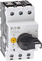 Eaton Cutler-Hammer - 20 Amp, IEC, Open Pushbutton Manual Motor Starter - 45mm Wide x 94mm Deep x 3.6667" High, 15 hp at 600 V & 5 hp at 200 V, CE Approved, CSA Certified, DIN VDE, EN/IEC, UL 508 Type E Compliant & UL Listed - Makers Industrial Supply