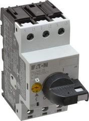 Eaton Cutler-Hammer - 25 Amp, IEC, Open Pushbutton Manual Motor Starter - 45mm Wide x 94mm Deep x 3.6667" High, 15 hp at 480 V, 20 hp at 600 V & 7-1/2 hp at 240 V, CE Approved, CSA Certified, DIN VDE, EN/IEC, UL 508 Type E Compliant & UL Listed - Makers Industrial Supply