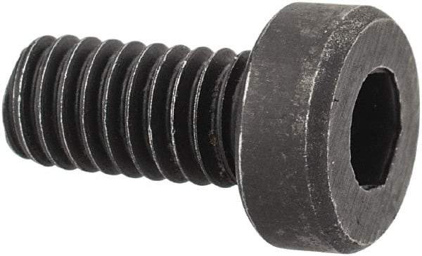 Holo-Krome - M4x0.70 Metric Coarse Hex Socket Drive, Low Socket Cap Screw - Grade 10.9 Alloy Steel, Black Oxide Finish, Fully Threaded, 8mm Length Under Head - Makers Industrial Supply