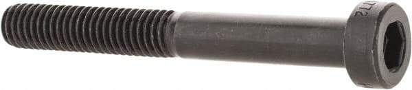 Holo-Krome - M6x1.00 Metric Coarse Hex Socket Drive, Low Socket Cap Screw - Grade 10.9 Alloy Steel, Black Oxide Finish, Partially Threaded, 50mm Length Under Head - Makers Industrial Supply