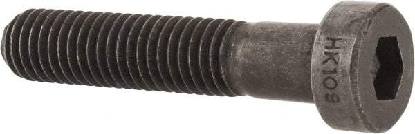 Holo-Krome - M8x1.25 Metric Coarse Hex Socket Drive, Low Socket Cap Screw - Grade 10.9 Alloy Steel, Black Oxide Finish, Partially Threaded, 40mm Length Under Head - Makers Industrial Supply