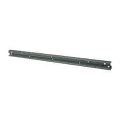 Quantum Storage - Small Parts Steel Rail - 1/4" Deep x 48" Wide x 3" High - Makers Industrial Supply