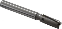 Made in USA - 9/16" Diam, 1/2" Shank, Diam, 3 Flutes, Straight Shank, Interchangeable Pilot Counterbore - Makers Industrial Supply