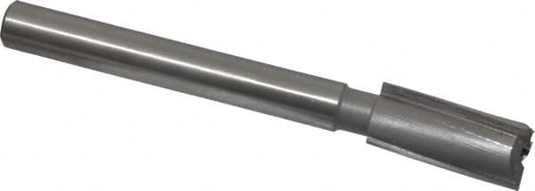 Made in USA - 23/32" Diam, 1/2" Shank, Diam, 3 Flutes, Straight Shank, Interchangeable Pilot Counterbore - Makers Industrial Supply