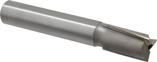 Made in USA - 1-1/8" Diam, 1" Shank, Diam, 3 Flutes, Straight Shank, Interchangeable Pilot Counterbore - Makers Industrial Supply